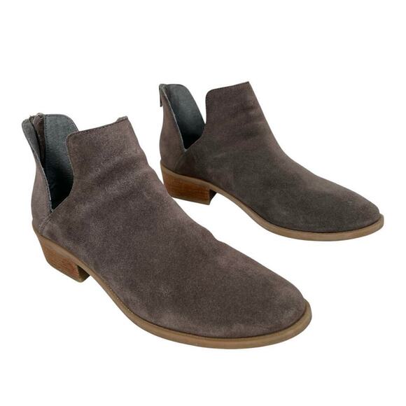 STEVE MADDEN Laramie Grey Suede Booties Women's Size 10 M - Picture 3 of 9